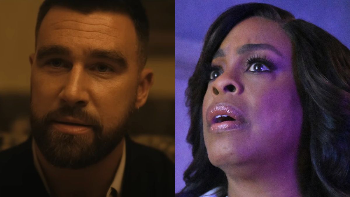 Travis Kelce and Niecy Nash as they appear on FX&#039;s Grotesquerie