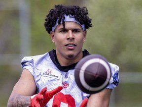 Tyson Philpot, joueur des Alouettes, promet de revenir la saison prochaine après une blessure