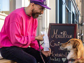 Un homme condamné à une amende de 664 $ pour avoir attaché son chien à l’extérieur d’une boulangerie de Montréal