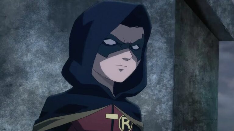 Damian Wayne as Robin in 2015's &quot;Batman vs. Robin.&quot;