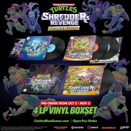 Teenage Mutant Ninja Turtles : Coffret vinyle Shredder's Revenge LP