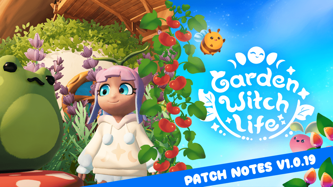 Mise à jour de Garden Witch Life disponible maintenant (version 1.0.19), notes de mise à jour
