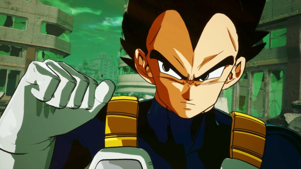 Vegeta attrape une boucle d'oreille Potara