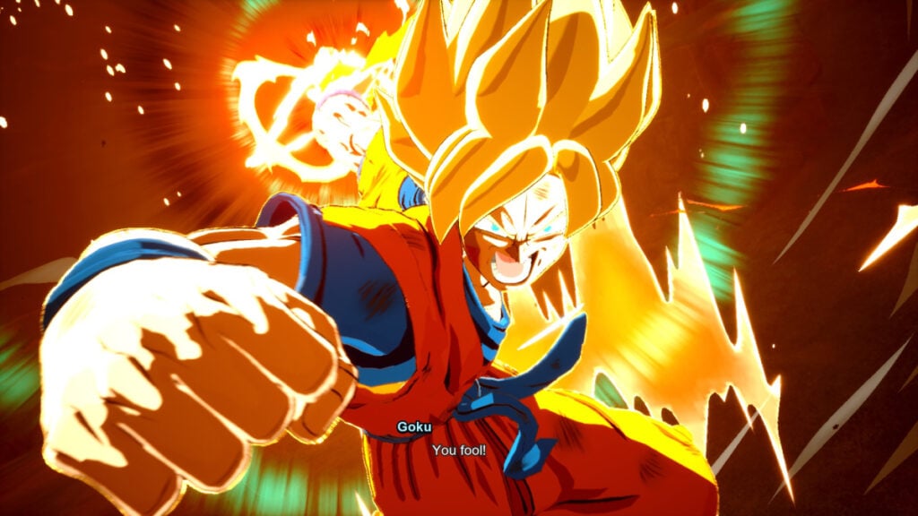 Goku Super Saiyan dans Dragon Ball Sparking Zero