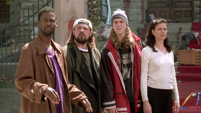 Film Dogma, Chris Rock, Kevin Smith, Jason Mewes, Linda Florentino