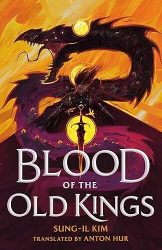 reprise de Blood of the Old Kings de Sung-il Kim ; un dragon violet contre un ciel orange