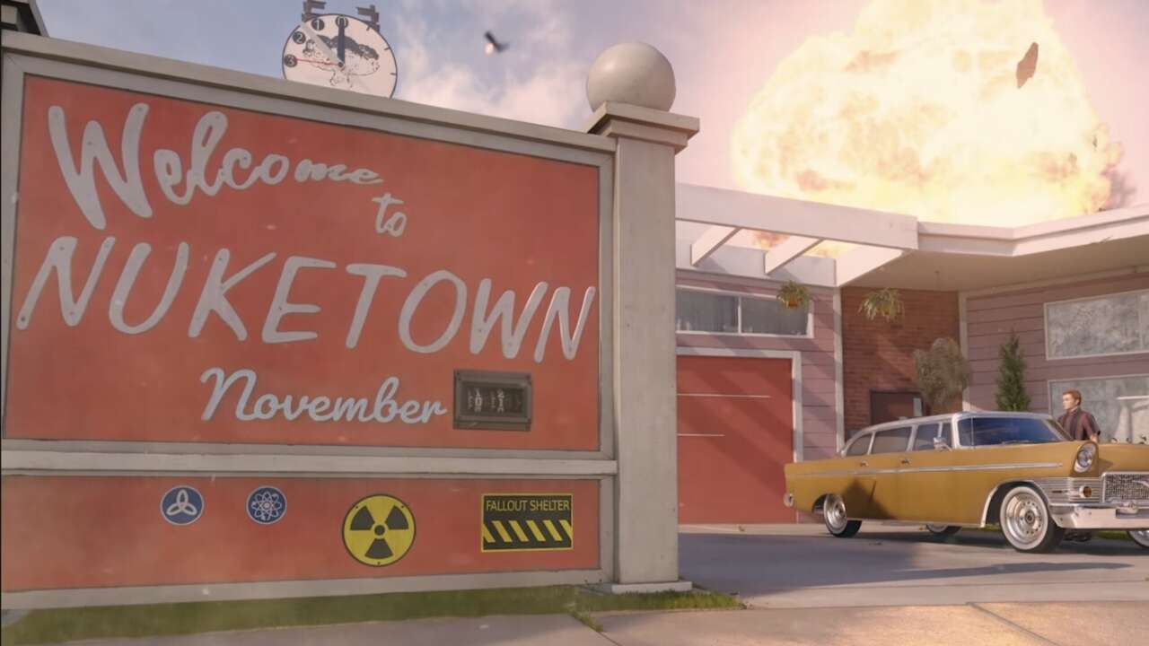 CoD : la date de sortie de Nuketown de Black Ops 6 révélée et les modifications apportées à la carte de Liberty Falls
