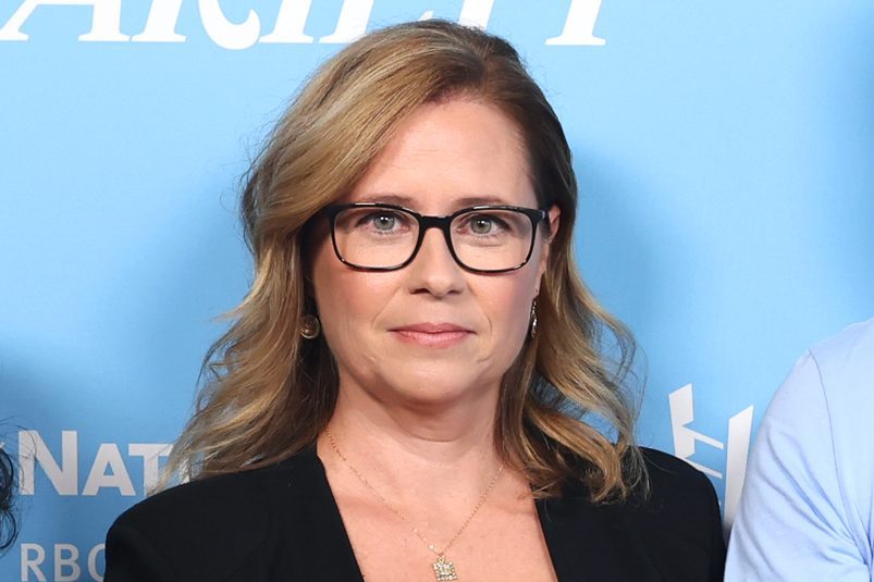 Jenelle Riley, Jenna Fischer, Phil Rosenthal, Jessica Gao and David S. Goyer arrive to Variety's Entertainment & Technology Summit Presented by City National Bank at 1 Hotel West Hollywood on September 15, 2022, in West (Photo by Katie Jones/Variety via Getty Images)