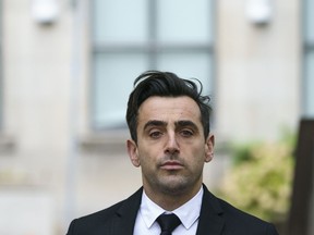 Le musicien canadien Jacob Hoggard est vu à Toronto le jeudi 6 octobre 2022.