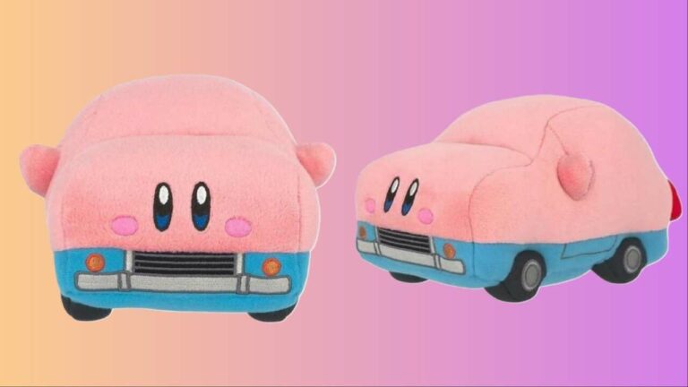 Peluche Kirby Car Mouth réapprovisionnée et 50 % de réduction sur Amazon
