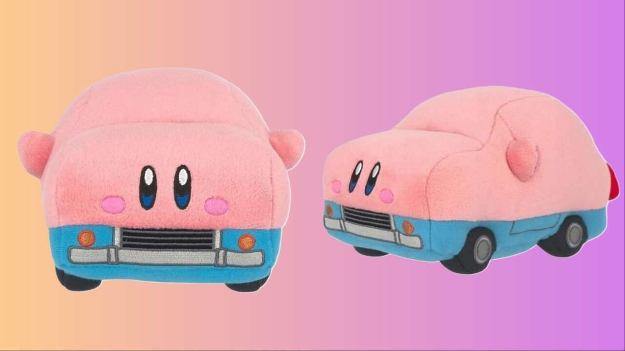 Peluche Kirby Car Mouth réapprovisionnée et 50 % de réduction sur Amazon
