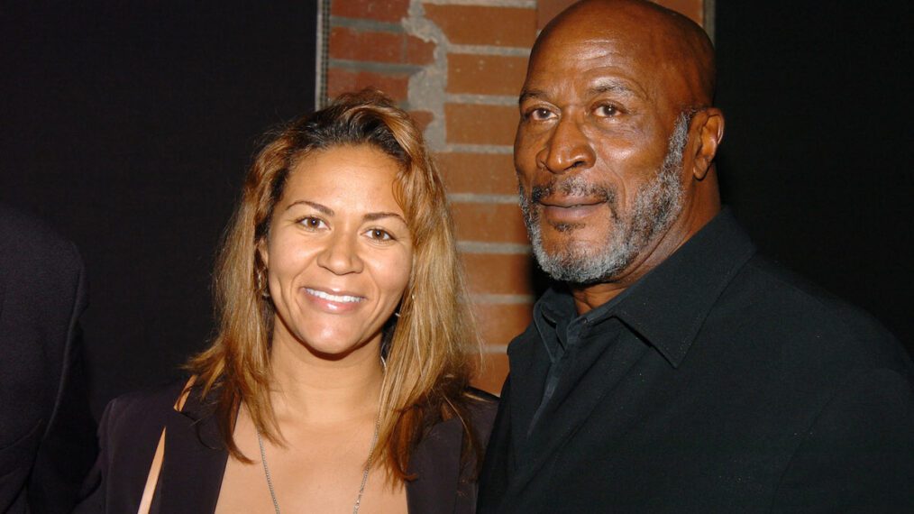 Shannon and her father John Amos