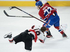 Tkachuk, Stutzle et Chabot vont tous bien après une mauvaise nuit à Montréal