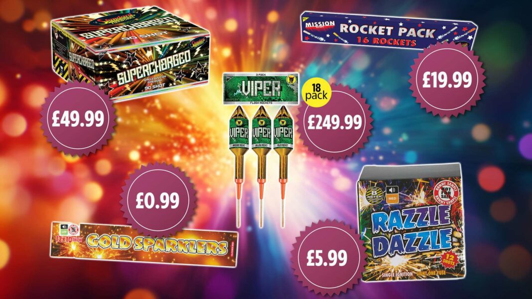 Discover the Best Store for Affordable Fireworks This Week (Not Tesco) Découvrez le meilleur magasin pour des feux d'artifice abordables cette semaine (pas Tesco)