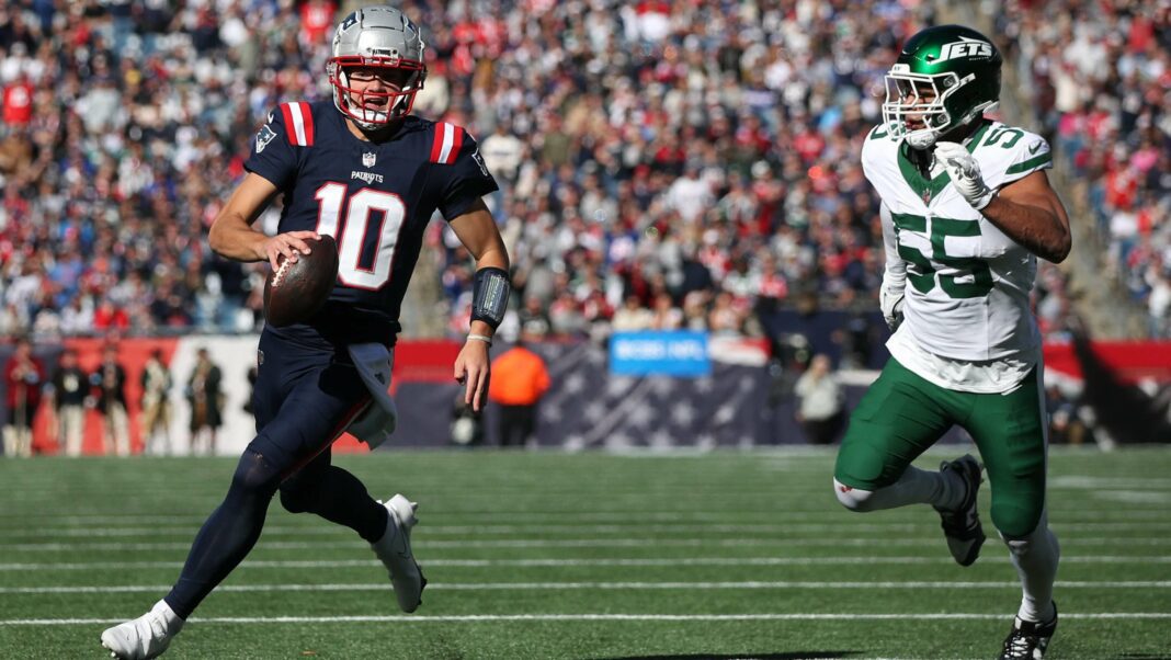 Réaction du HC des Patriots suite à la blessure de Drake Maye lors du match contre les Jets