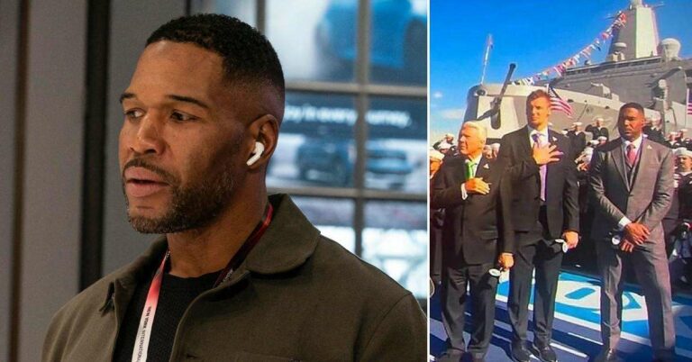 Michael Strahan s'exprime après les critiques pour son comportement jugé 'disrespectueux' pendant l'hymne national, face à des appels à son renvoi de Fox NFL.