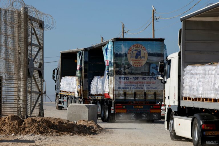 Gaza en crise : des groupes armés s'emparent de 100 camions d'aide humanitaire