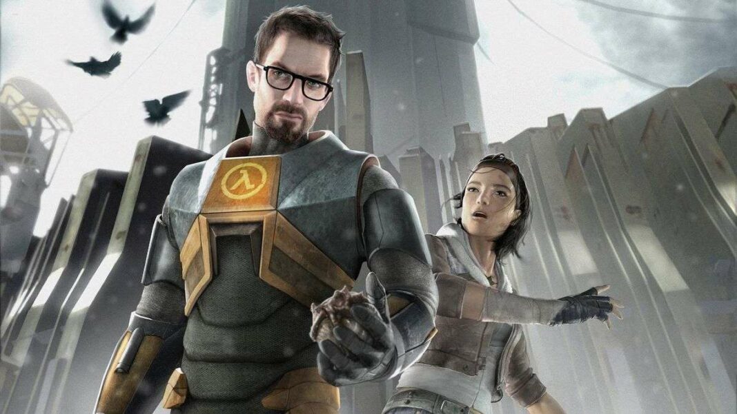 Les idées initiales de Half-Life 2 : exploration de Chicago et LA, bases Combine et une scène d'avion écrasé dans un gratte-ciel, abandonnée après le 11 septembre.