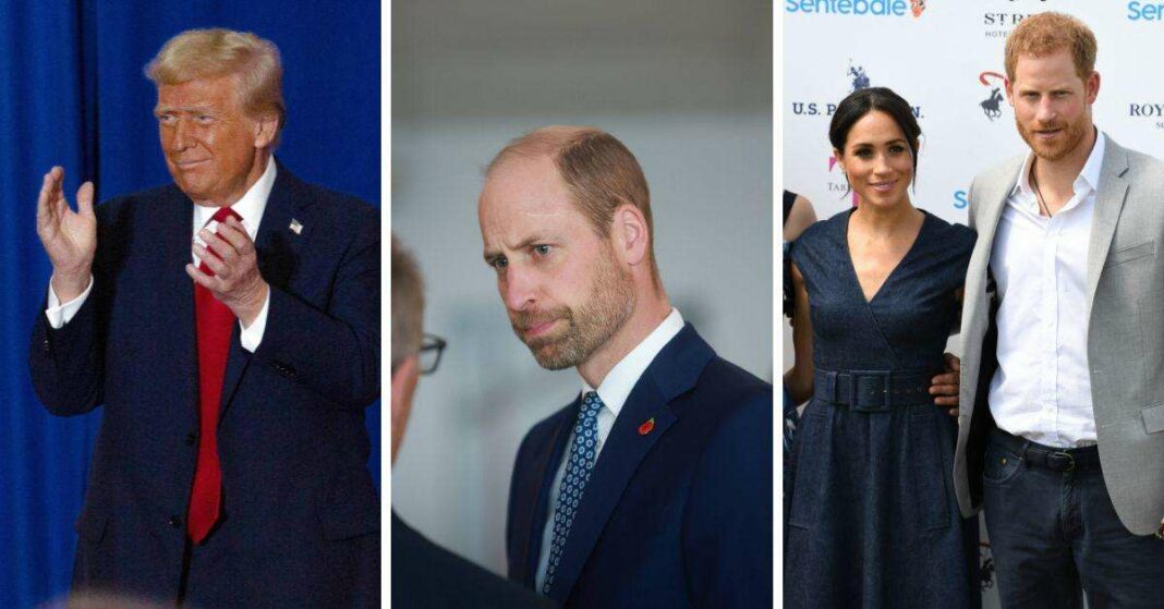 Le prince Harry et Meghan Markle inquiets pour leur avenir aux États-Unis après les éloges de Donald Trump sur sa discussion avec le prince William