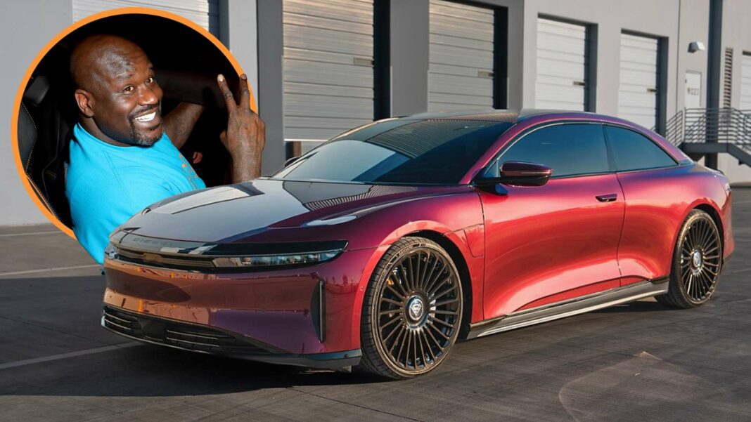 La Lucid Air Coupe de Shaquille O'Neal : une nouvelle modification parmi ses voitures adaptées