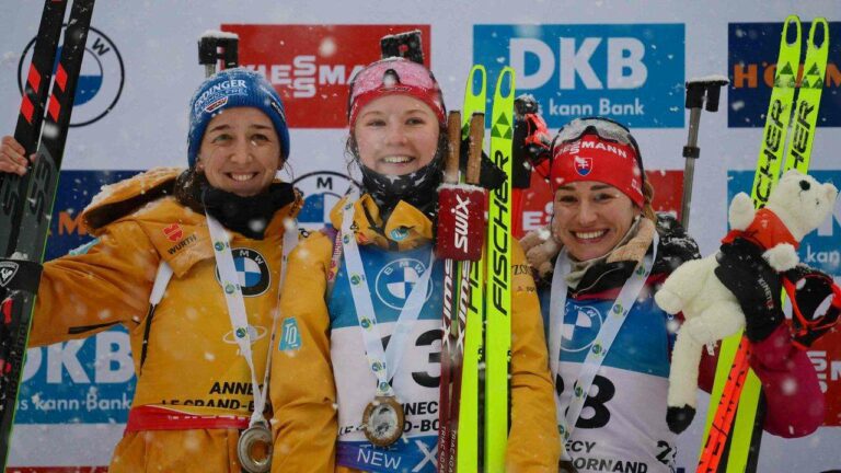 Le quatuor DSV brille dans le biathlon : l'harmonie entre les générations