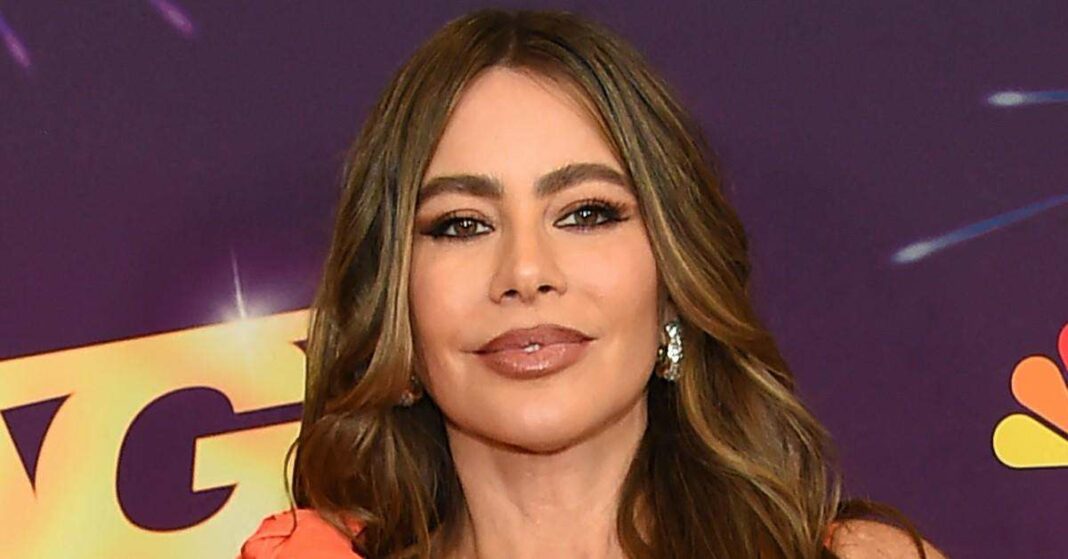 Sofia Vergara en solo sublime son décolleté lors des festivités de fin d'année à Paris : découvrez les photos.